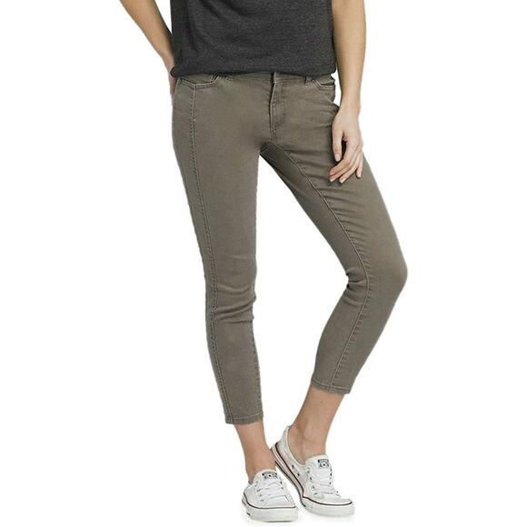 Prana Women's Gorpcore Gray Carlotta Crop Jeans - Size 8/29 - Skinny Leg Pants - Picture 1 of 10